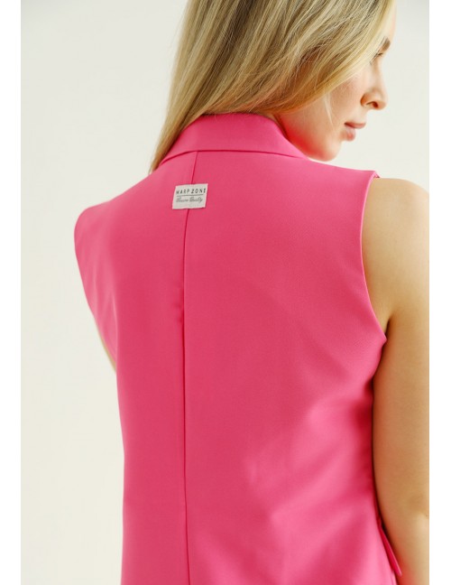 CARRIE Gombos Mellény - Pink