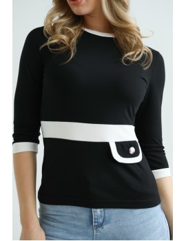 FINLEY  top - Black