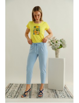 TAMARA Trousers - Light Blue