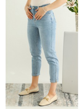 MILEY Hímzett Farmernadrág
