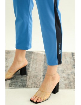 REGINA Elasztikus Puntó Nadrág - Királykék