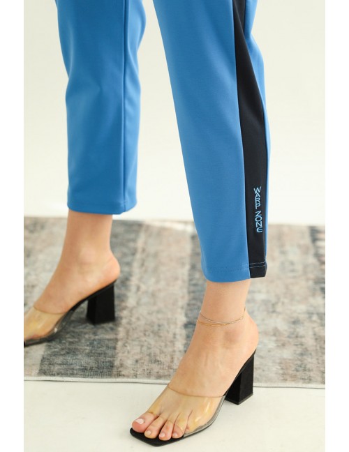 REGINA Elasztikus Puntó Nadrág - Királykék