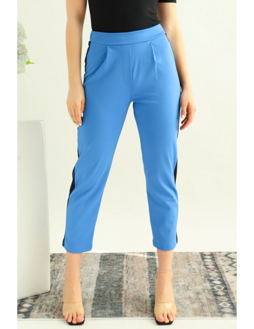 REGINA Elasztikus Puntó Nadrág - Királykék