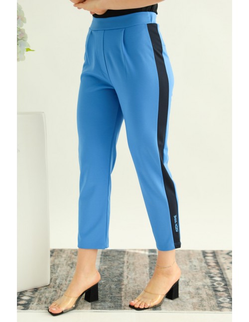 REGINA Elasztikus Puntó Nadrág - Királykék