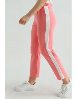 REGINA Elasztikus Puntó Nadrág - Korall