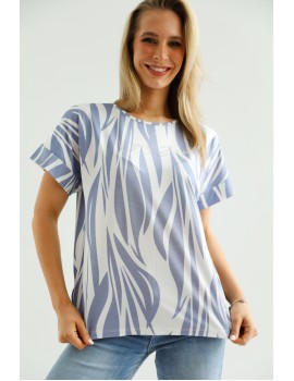JENNIE T-Shirt - Blue Prints