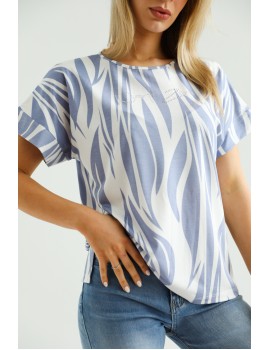 JENNIE T-Shirt - Blue Prints