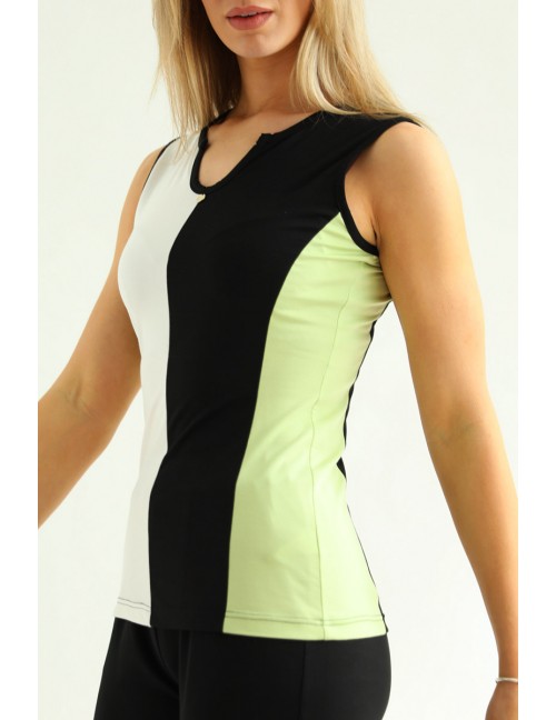 EVELIN Ujjatlan Felső - Almazöld