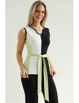 EVELIN Ujjatlan Felső - Almazöld