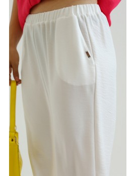 ELSA Linen Trousers - White