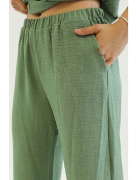 ELSA Linen Trousers - Khaki