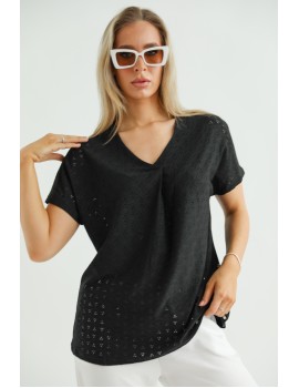 AMANDA T-Shirt - Black
