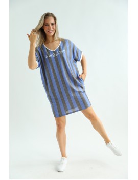 DELENA Dress - Blue