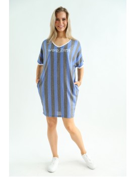DELENA Dress - Blue