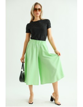VALERIE Linen Trousers - Green