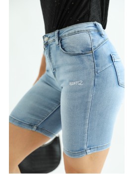 SAMANTHA Denim Bermuda