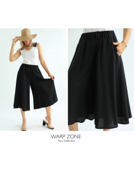 VALERIE Linen Trousers - Black