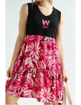 TELENIA Ruha - Pink/Fekete