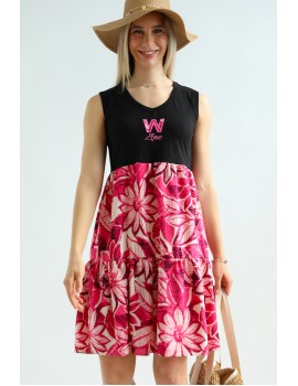 TELENIA Ruha - Pink/Fekete