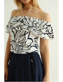 Patterned Shirt - White