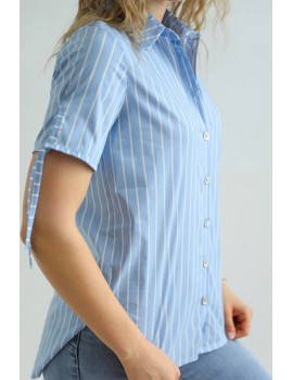 JENNY Puplin Ing - Kék Csíkos