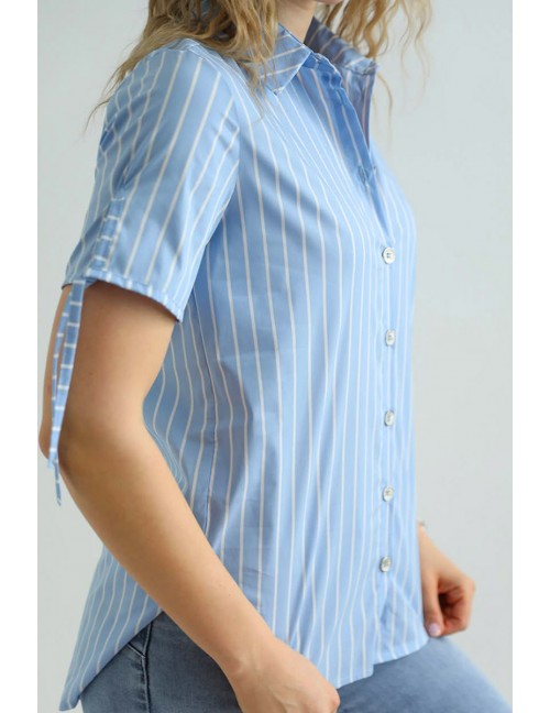 JENNY Puplin Ing - Kék Csíkos