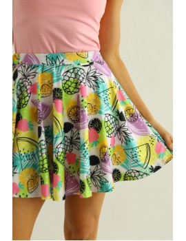 TALLIE Print Skirt - Colourful