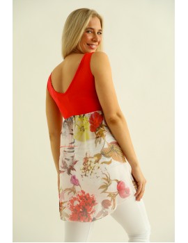 ISABEL Top - Coral