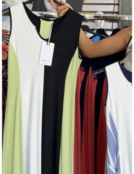 MINNIE Dress with Belt - Green