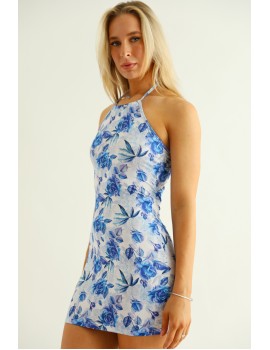 TULINA Dress - Blue Rose