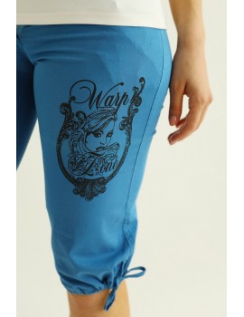 VINTAGE Cotton Trousers - Royal Blue