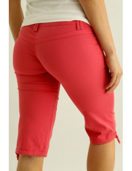VINTAGE Cotton Trousers - Coral