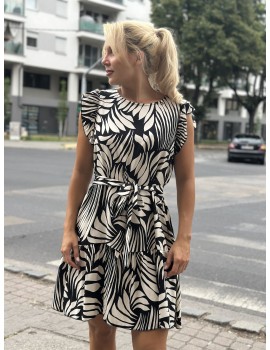 BARBARA Fodros Ruha - Fekete
