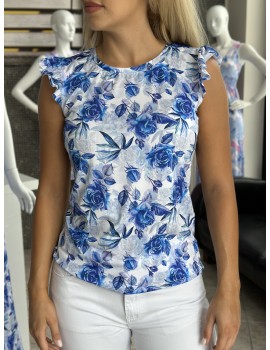 TULINI T-Shirt - Blue Rose