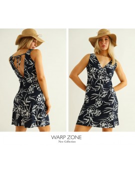 ETILLIE Dress -Navy
