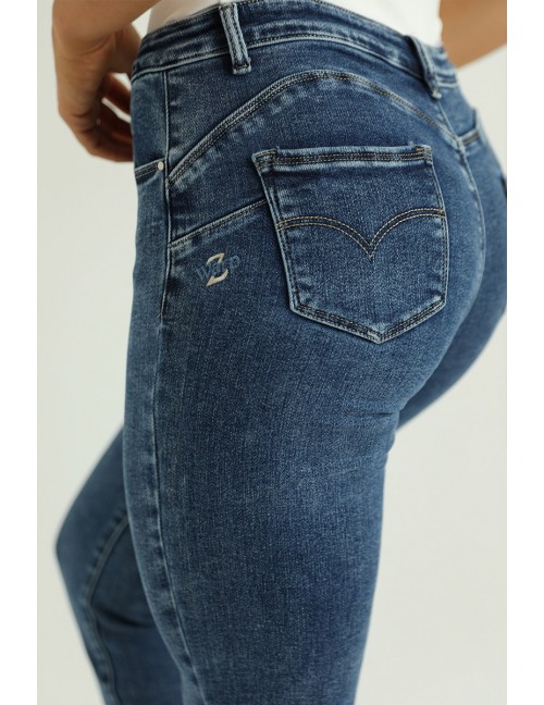 ARIANNA - Hímzett Farmernadrág