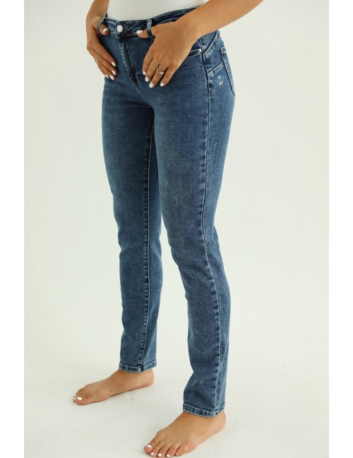 ARIANNA - Hímzett Farmernadrág