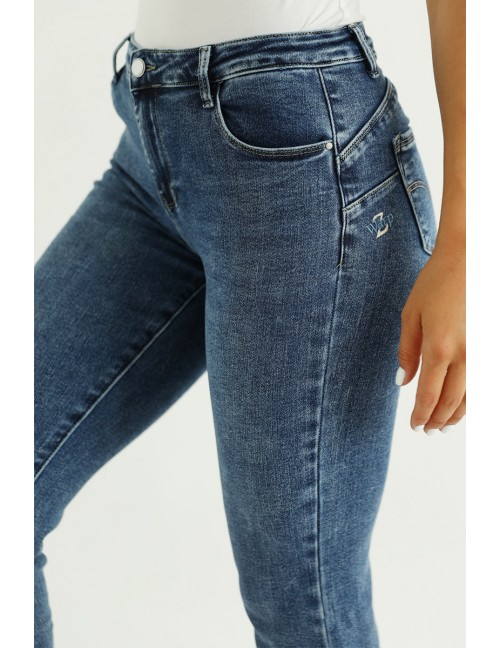 ARIANNA - Hímzett Farmernadrág