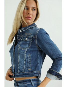 LUCIA - Embroidered Denim Jacket