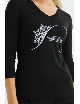 CECILIA Long Sleeve T-shirt - Black