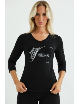 CECILIA Long Sleeve T-shirt - Black