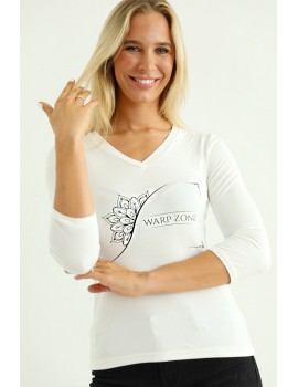 CECILIA Long Sleeve T-shirt - White