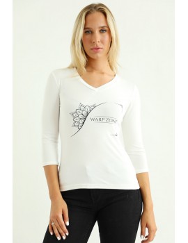 CECILIA Long Sleeve T-shirt - White