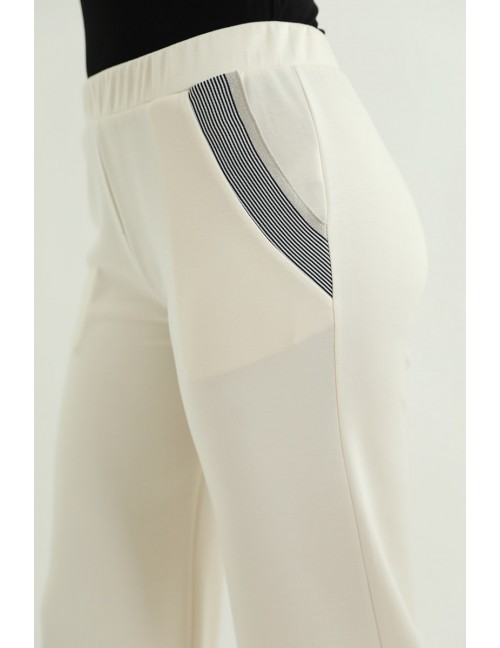 ARIA Elastic Trousers - Butter