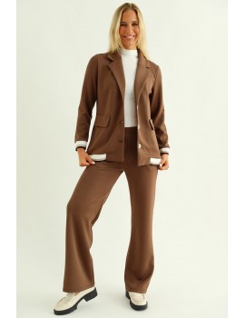 CINZIA Blazer - Chocolate