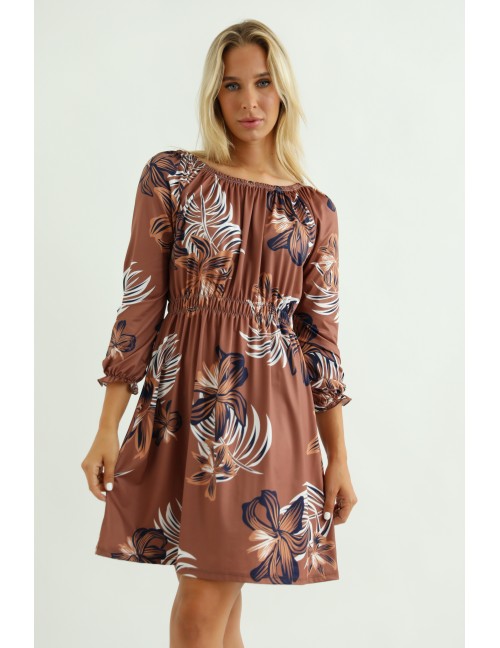 WELINA Dress - Brown