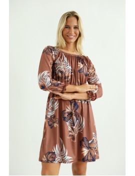 WELINA Dress - Brown