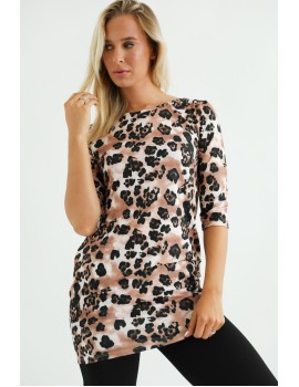 RILIA Top - Animal Patterned