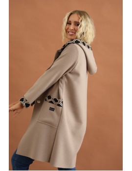 DELONI Coat - Cinnamon