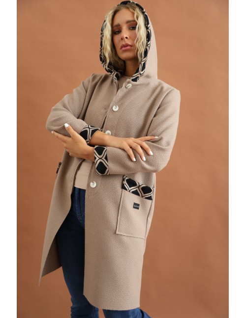 DELONI Coat - Cinnamon